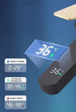 Кран змішувач для умивальника із датчиком температури води Sifang