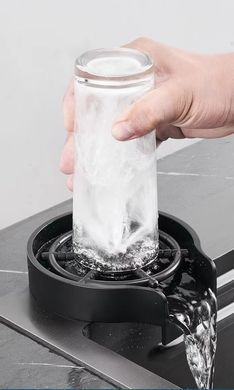 Кухонная мойка многофункциональная из нерж стали 304 с PVD покрытием 750х450х220 + подставка для ножей